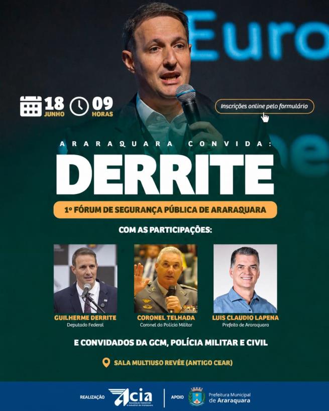 Araraquara sedia 1º fórum de segurança pública para debater desafios locais