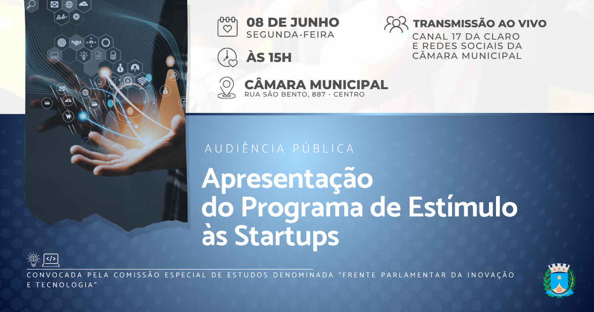 Audiência pública na Câmara inicia a 1ª Semana de Inovação e Empreendedorismo em Biotecnologia e Química