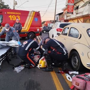 Colisão grave no Jardim Botafogo deixa motorista ferido em São Carlos