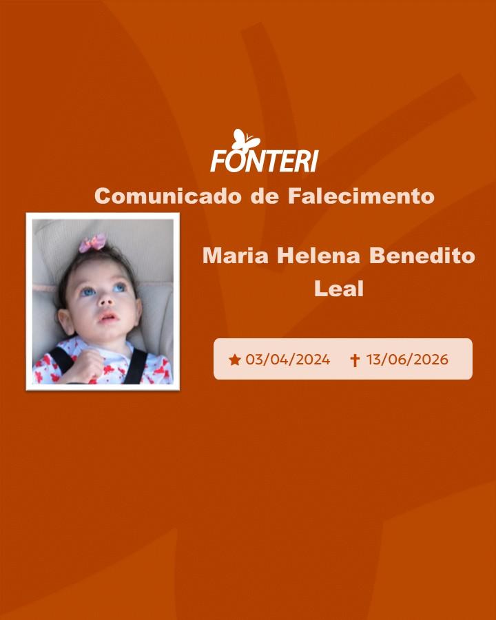 Com pesar, nos despedimos de Maria Helena Benedito Leal 