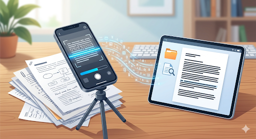 Como digitalizar documentos em papel usando OCR