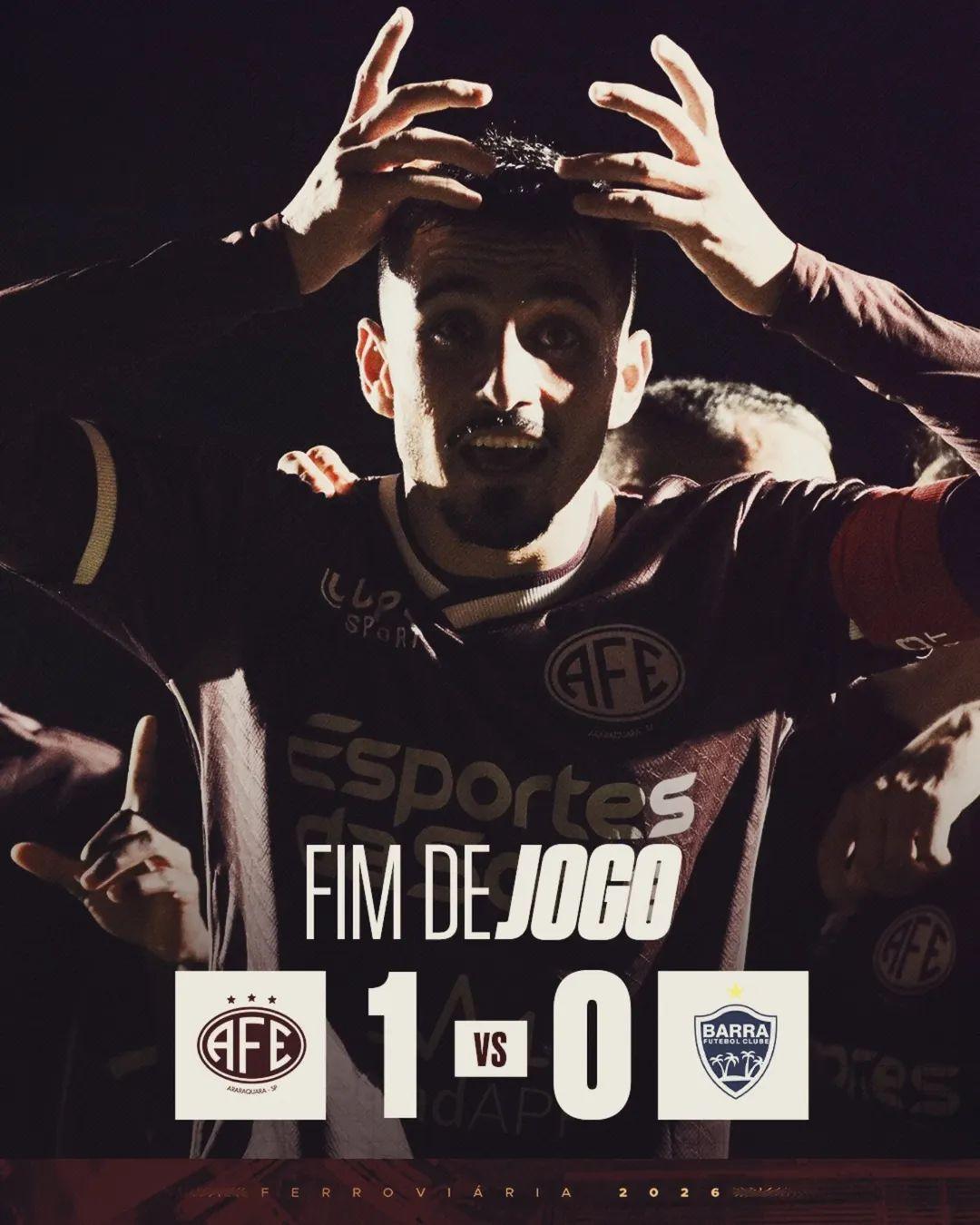 Ferroviária garante vitória sobre Barra-SC e soma pontos na Série C