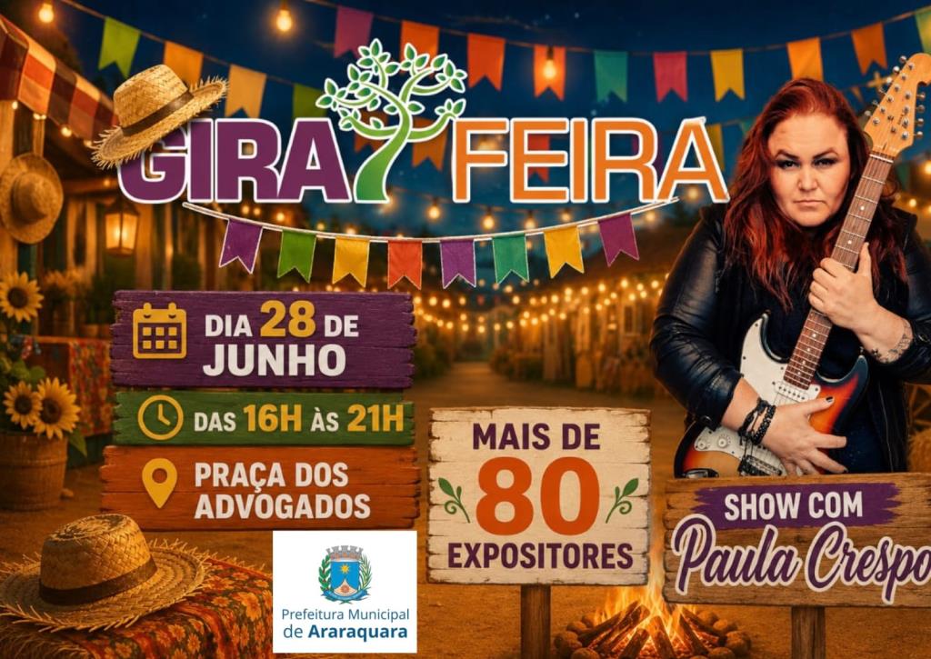 GiraFeira na Praça dos Advogados: 80 expositores e muita cultura neste domingo (28)