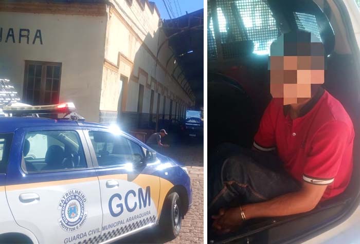 Homem com histórico de furto é preso no telhado do Museu Ferroviário em Araraquara