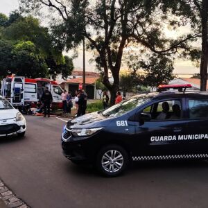 Motociclista ferido em colisão no Jardim Paulista, São Carlos
