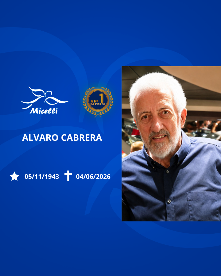 O GRUPO MICELLI COMUNICA O FALECIMENTO DO SR. ALVARO CABRERA.