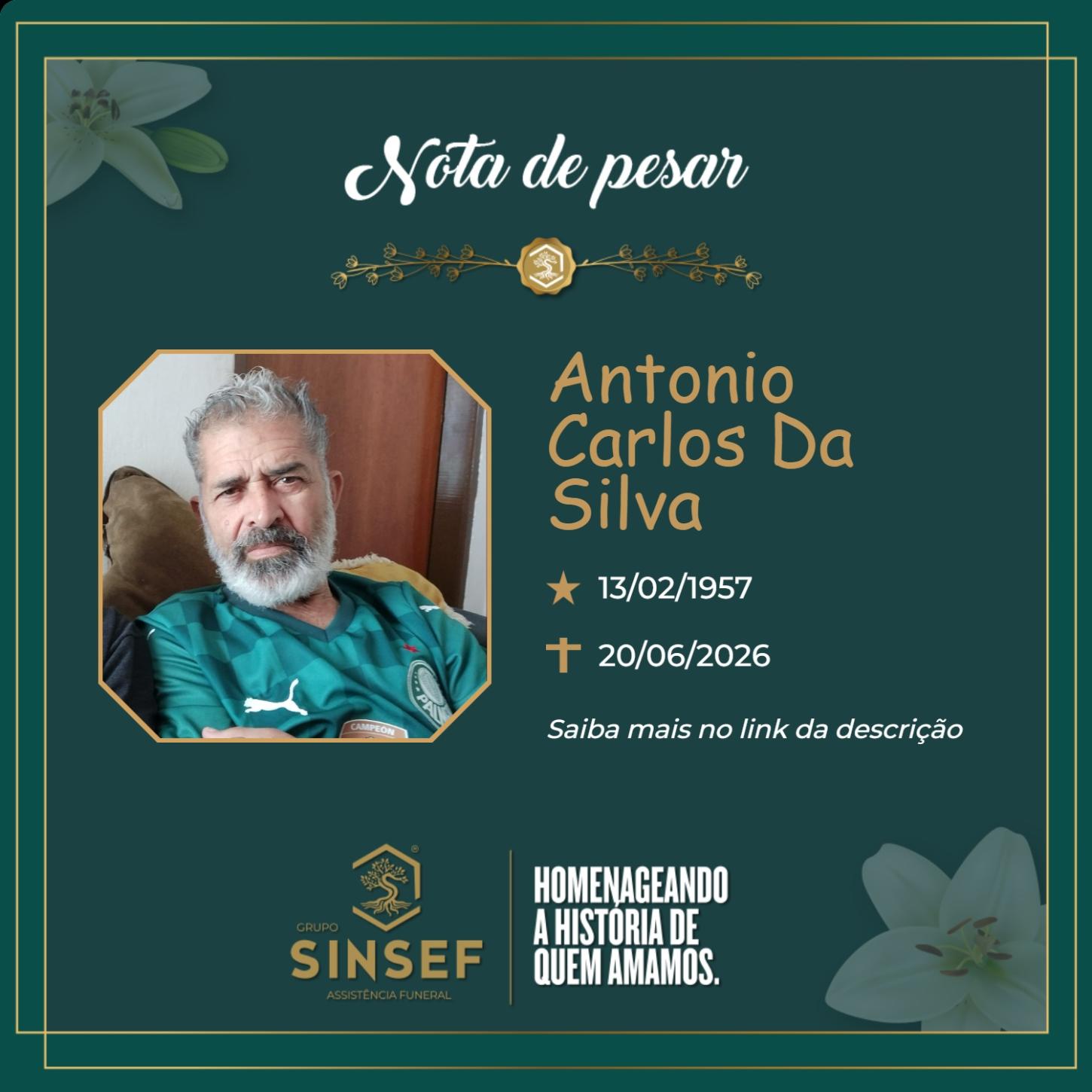 O Grupo Sinsef se despede do Sr. Antonio Carlos da Silva