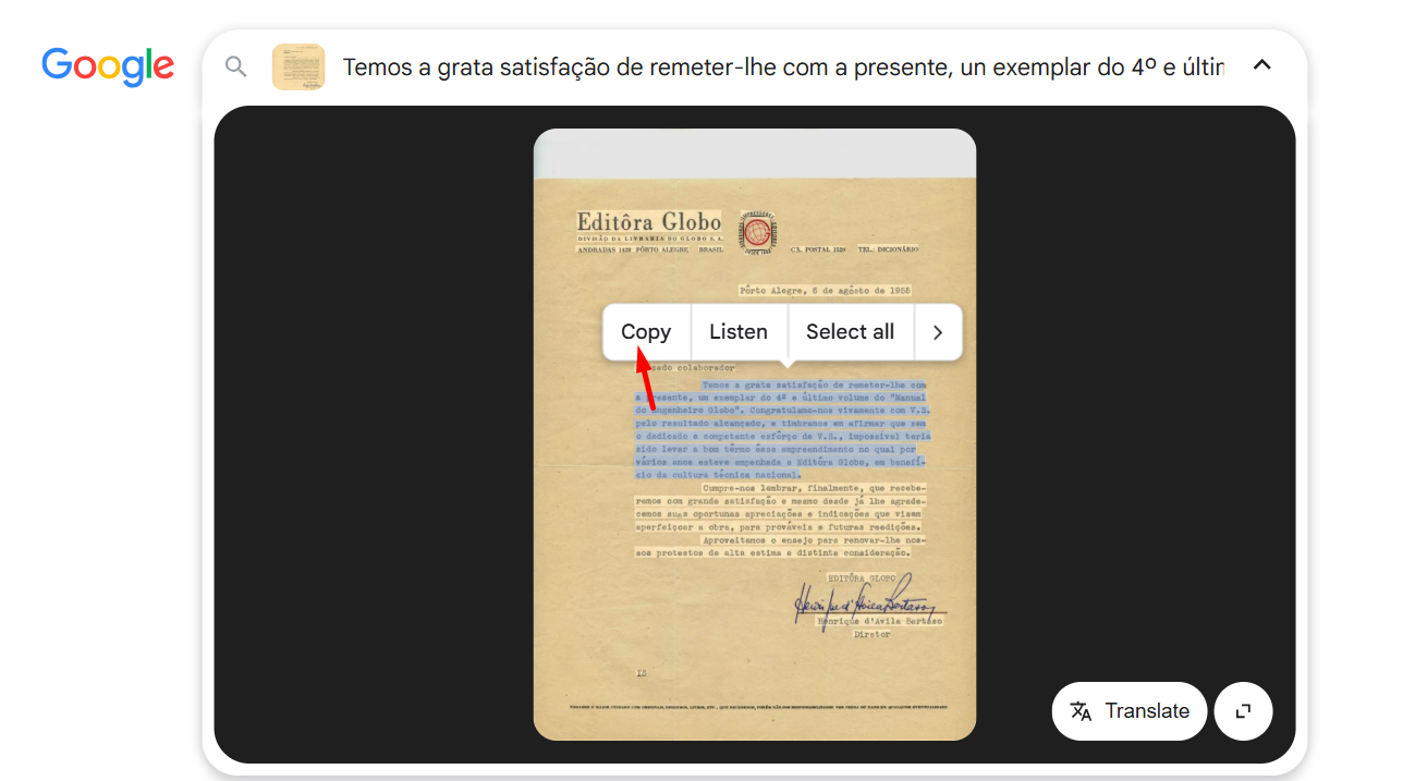 captura de tela