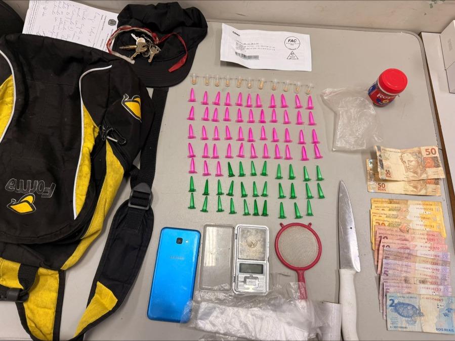Procurado por tráfico e associação é preso em Araraquara com drogas e dinheiro