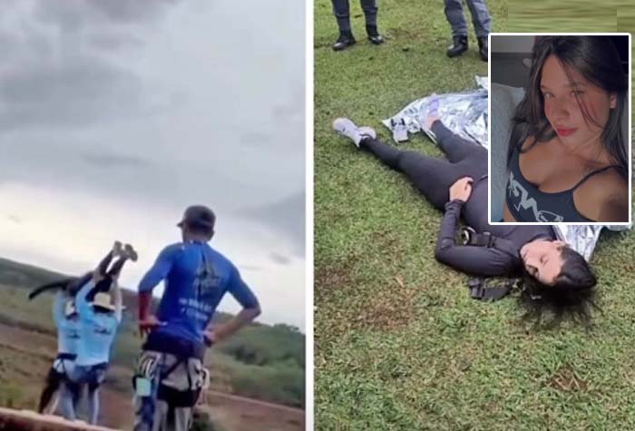 Três homens são presos após fatalidade com Maria Eduarda em rope jump na Ponte do Esqueleto, em Limeira