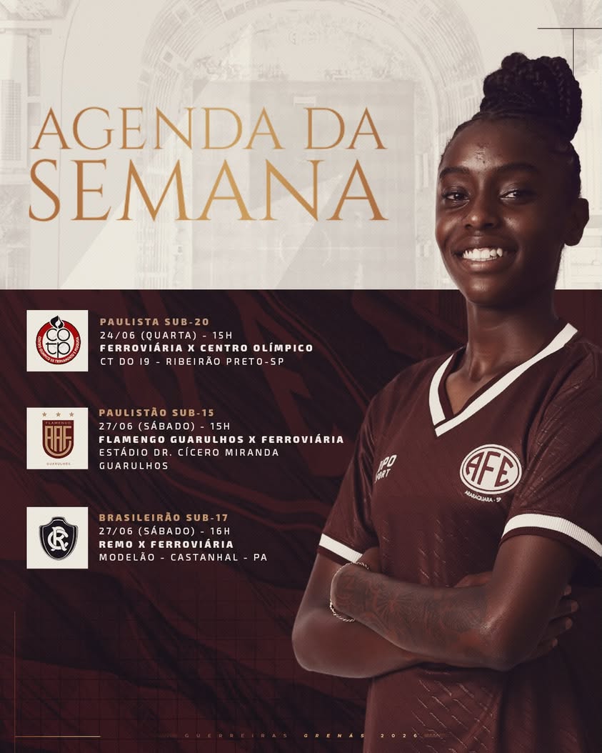 Guerreirinhas do futebol feminino intensificam agenda de jogos com duelos importantes nesta semana