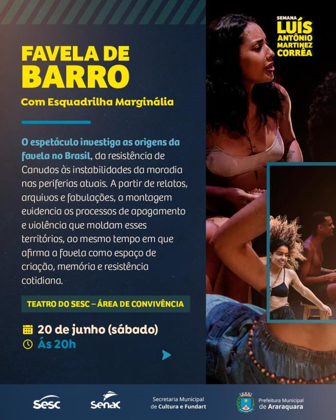 Semana Luís Antonio Martinez Corrêa tem início com espetáculo 