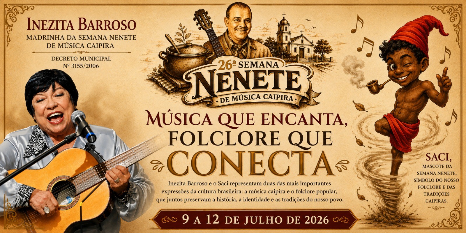 A cultura caipira em Pirassununga: símbolos e tradições na 26ª Semana Nenete