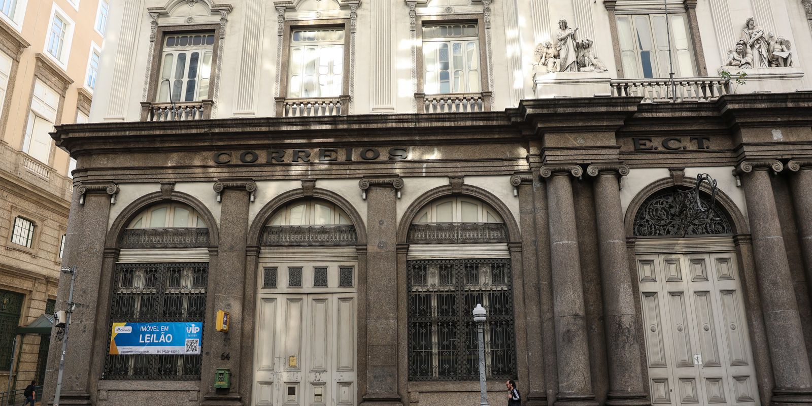 Prédio histórico no centro do Rio vai a leilão dos Correios por R$ 53,6 milhões