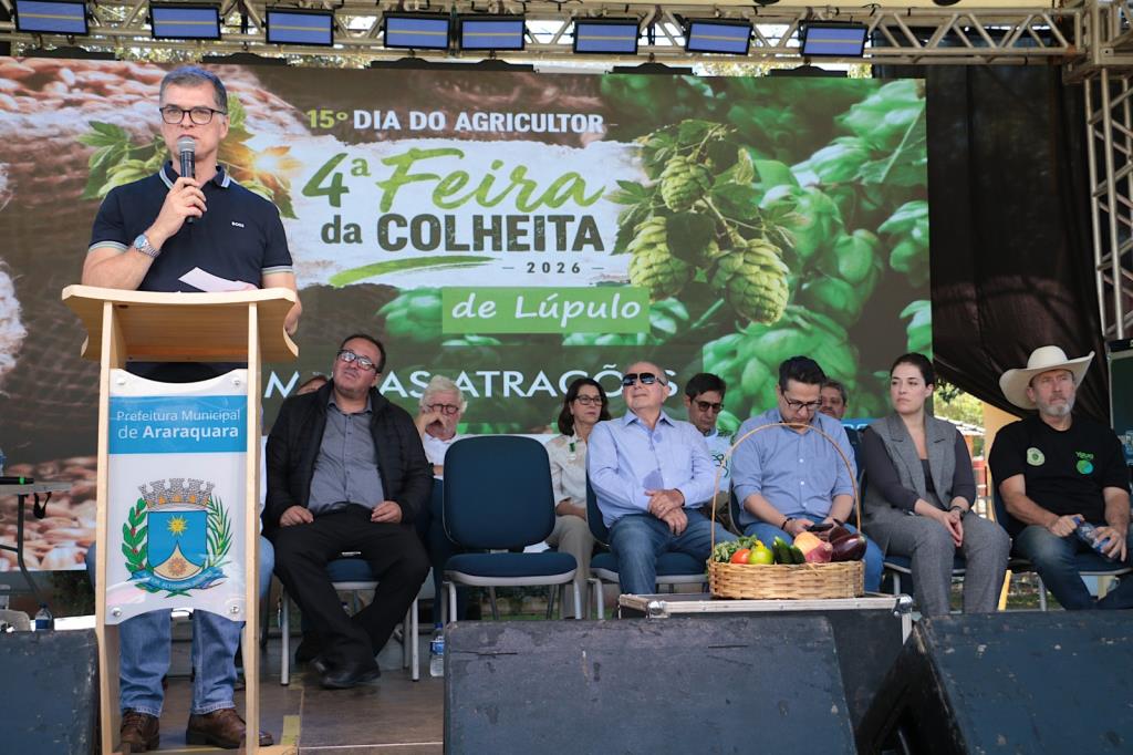 Araraquara abre a 4ª Festa da Colheita do Lúpulo e celebra o Dia do Agricultor