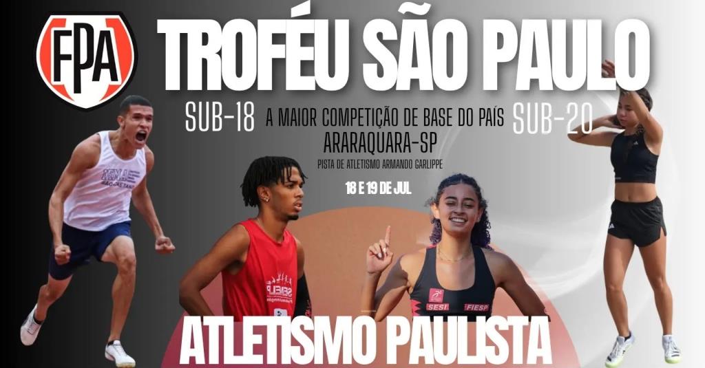 Araraquara sedia o Troféu São Paulo Sub-20 e Sub-18, revelando talentos da Federação Paulista de Atletismo