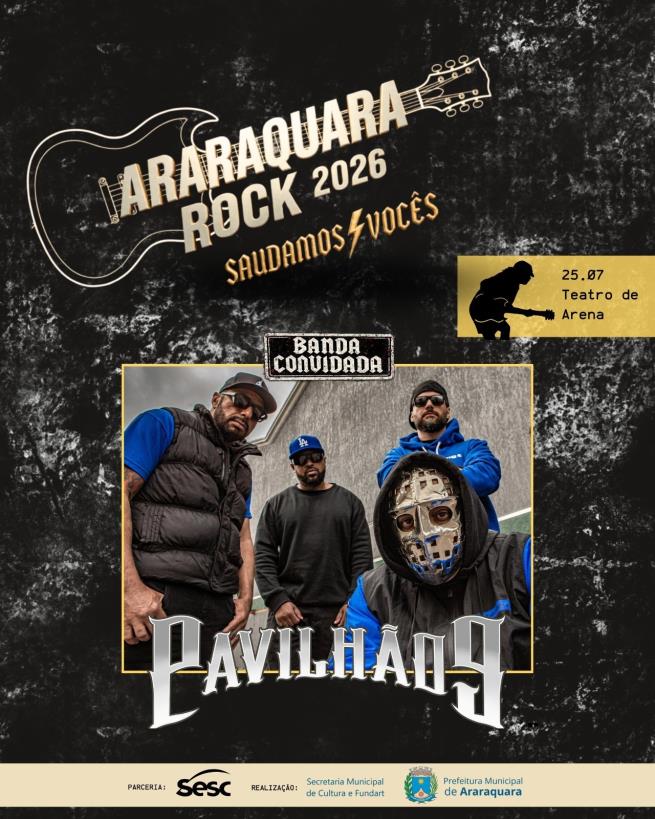 Araraquara Rock 2026 anuncia primeiras bandas e programação para o fim de semana