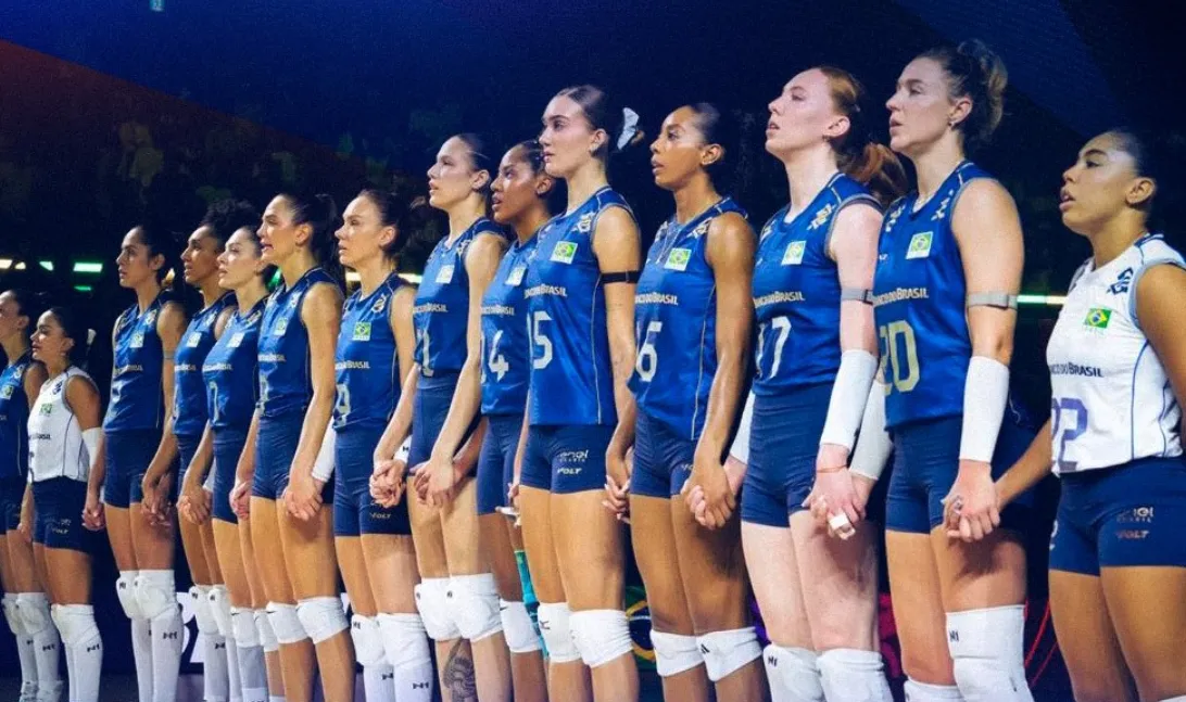 Seleção Brasileira de Vôlei Feminino perde de 3 a 0 para os EUA na Liga das Nações