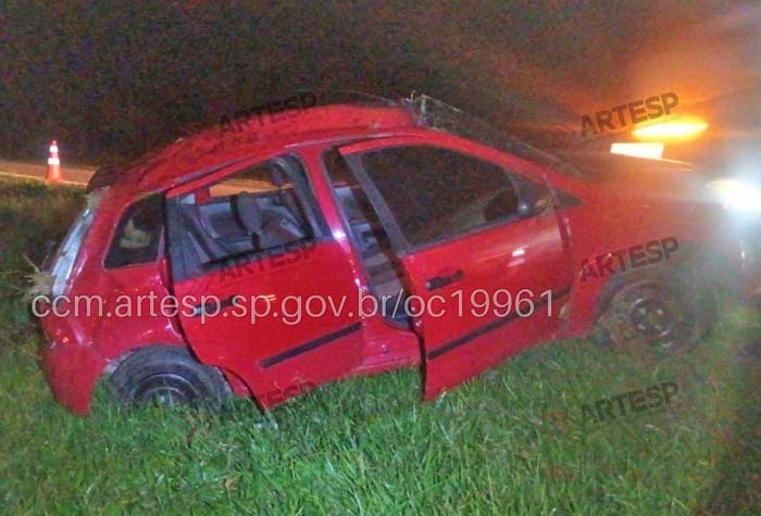 Capotamento fatal na Rodovia Washington Luís nesta sexta-feira