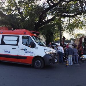 Ciclista fica gravemente ferido em acidente de trânsito na Vila Costa do Sol, São Carlos