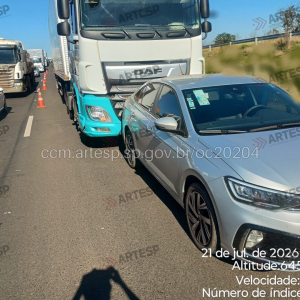 Colisão na Washington Luís em Rio Claro interdita parcialmente a rodovia após acidente