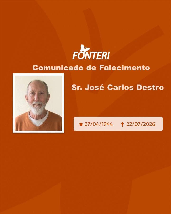Com pesar, nos despedimos do Sr. José Carlos Destro