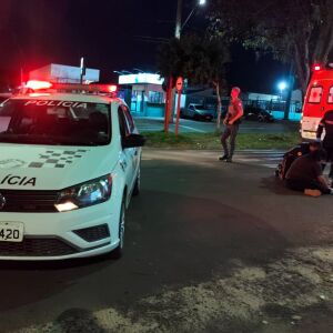 Acidente de trânsito deixa motociclista ferido no bairro Santa Felícia