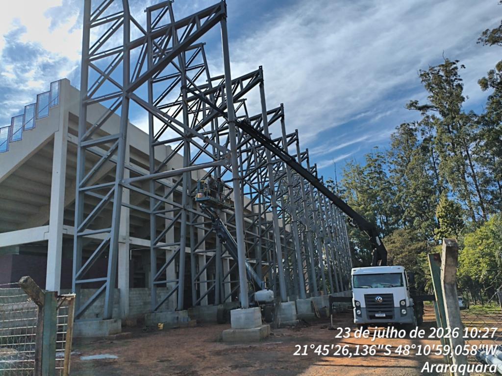 Obras no Estádio do Botânico têm novo prazo para conclusão da cobertura