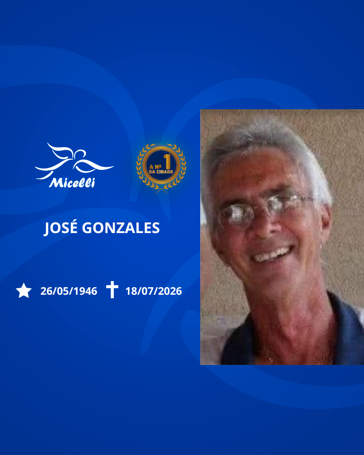 O GRUPO MICELLI COMUNICA O FALECIMENTO DO SR. JOSÉ GONZALES.