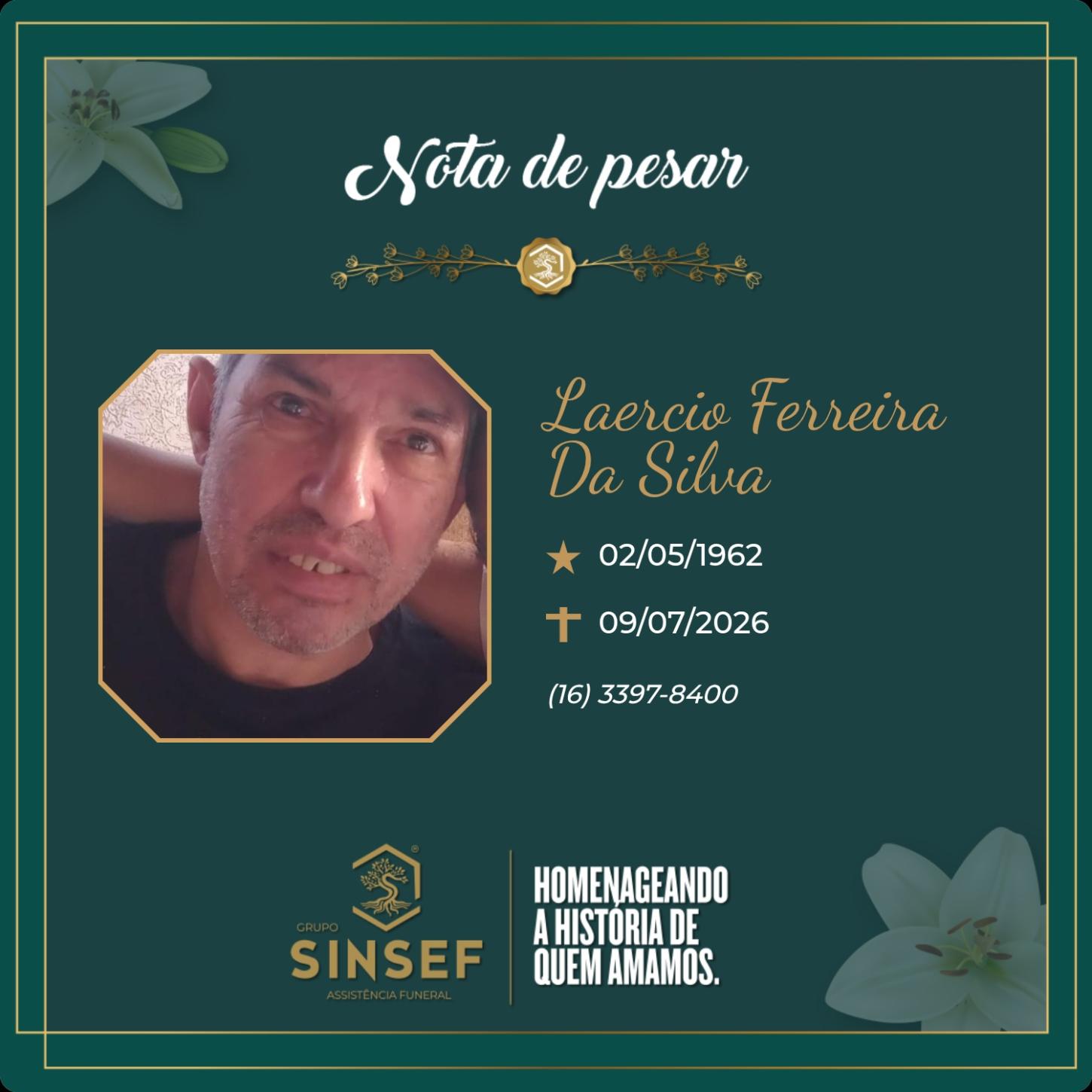 O Grupo Sinsef se despede do Sr. Laercio Ferreira da Silva 