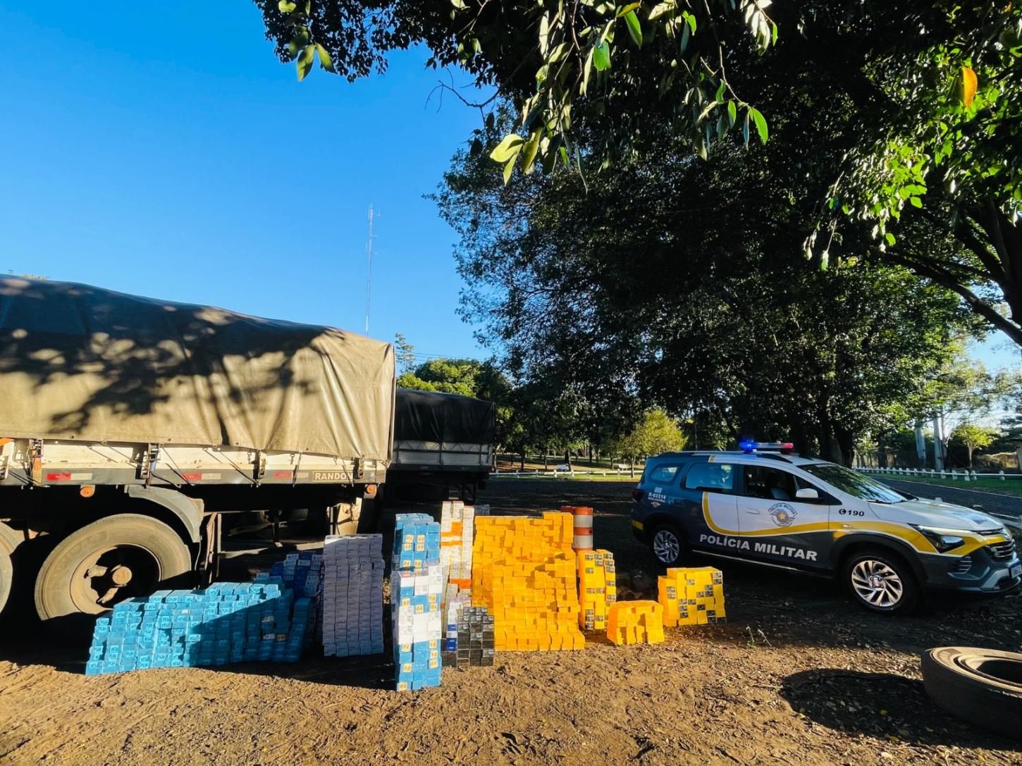 Polícia de SP apreende 1,8 mil caixas de remédios para emagrecer e celulares ilegais no interior