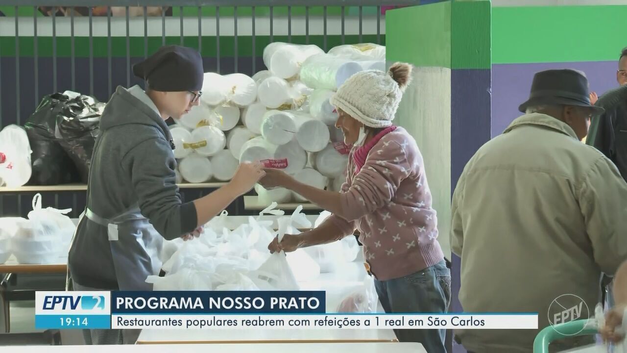 Restaurantes populares de São Carlos reabrem após um ano fechados