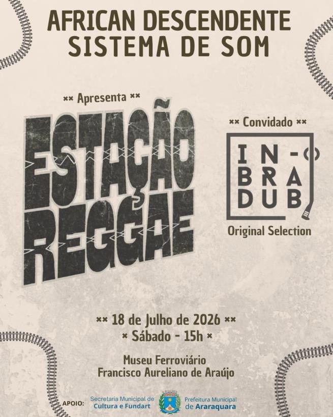 A 2ª Estação Reggae ocupa o Museu Ferroviário com a cultura sound system neste sábado (18)