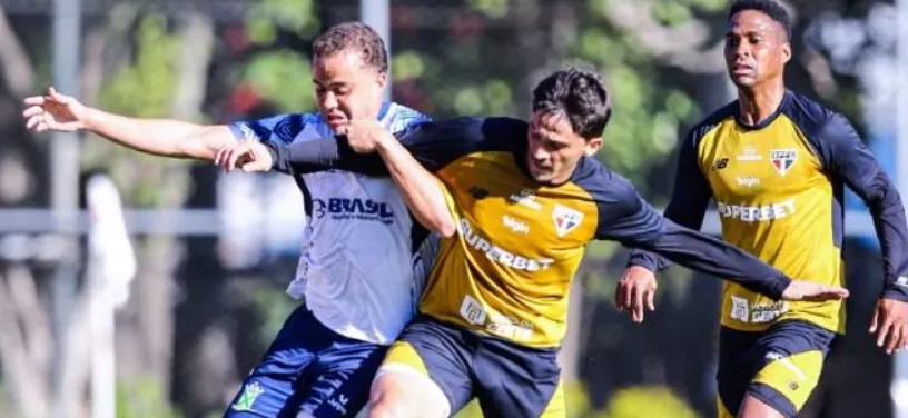 Santo André realiza jogo-treino contra o São Paulo em preparação para a Copa Paulista