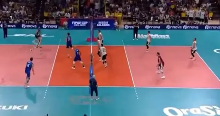 Alemanha e Itália quebram recorde de vôlei com set histórico