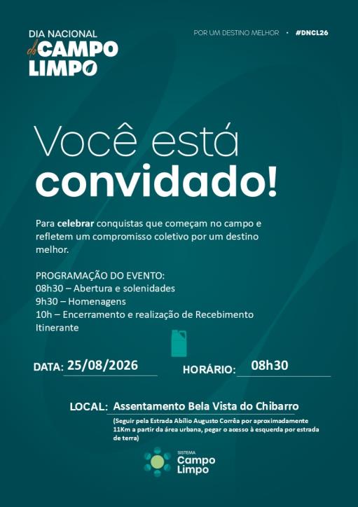 Araraquara recebe o Dia Nacional do Campo Limpo no Assentamento Bela Vista