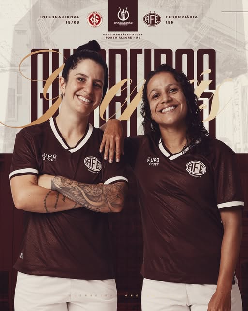 Internacional e Ferroviária duelam pelo Brasileiro Feminino neste sábado