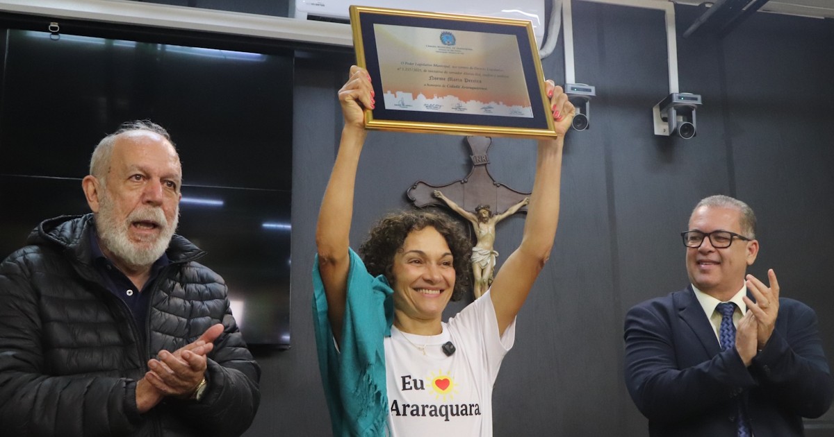 Noeme Maria Pereira recebe o título de Cidadã Araraquarense por sua trajetória