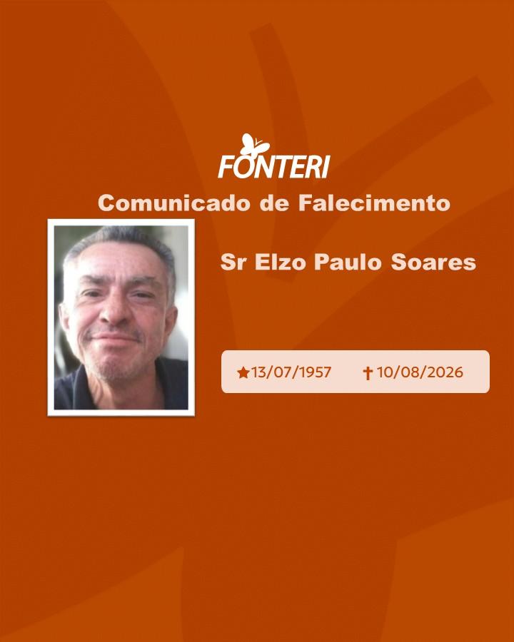 Com pesar, nos despedimos do Sr. Elzo Paulo Soares