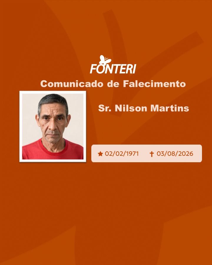 Com pesar, nos despedimos do Sr. Nilson Martins