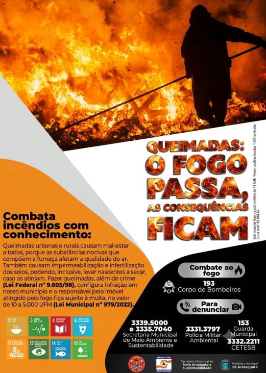 Defesa Civil de Araraquara intensifica ações na Operação Estiagem 2026