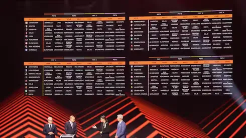 UEFA Europa League define grandes confrontos para a fase de liga