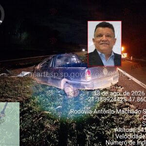 Ex-prefeito de Guatapará morre atropelado após acidente na SP-255