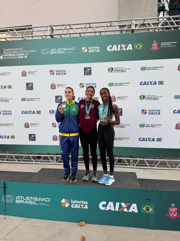 Yasmmin Andrades brilha no Brasileiro Sub-18 de Atletismo com ouro e prata
