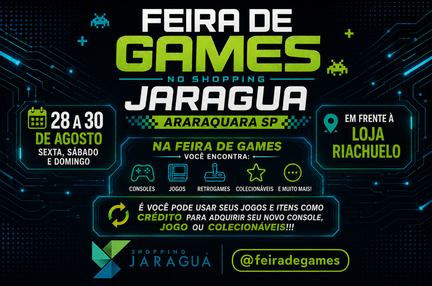 Games fazem parte da rotina de 75% dos brasileiros; feira reúne consoles e retrogames em Araraquara 