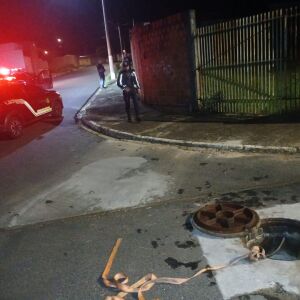 GCM de Ibaté prende dois suspeitos por furto de cabos na madrugada