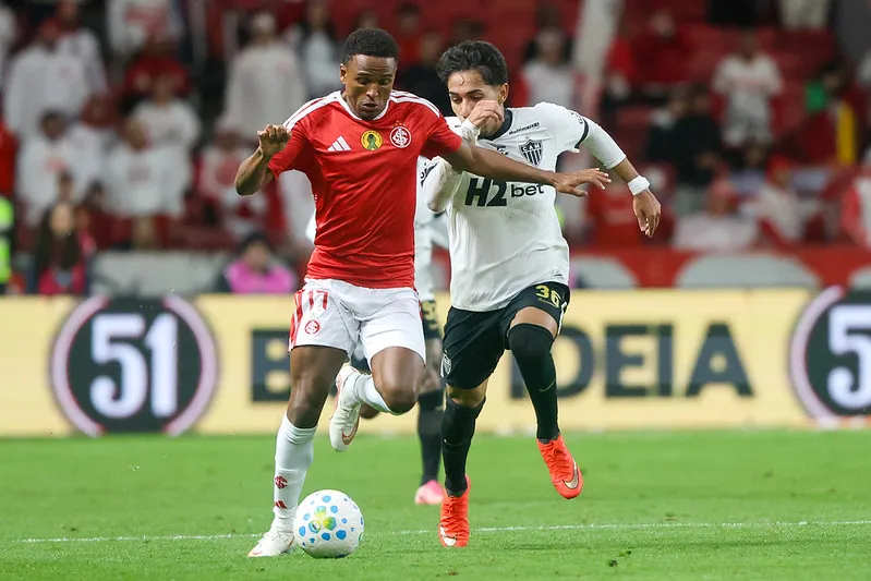 Internacional e Atlético-MG empatam sem gols no Beira-Rio pelo Brasileirão