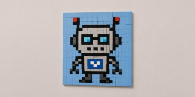 Oficina de mosaicos em papel explora a pixel art em Araraquara