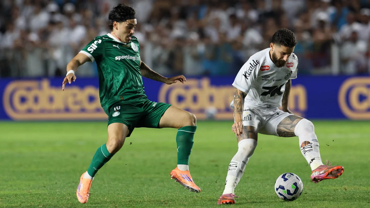Palmeiras e Santos: onde assistir, arbitragem e escalações