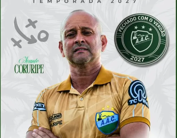 Coruripe define Jaelson Marcelino como novo técnico para a temporada 2027